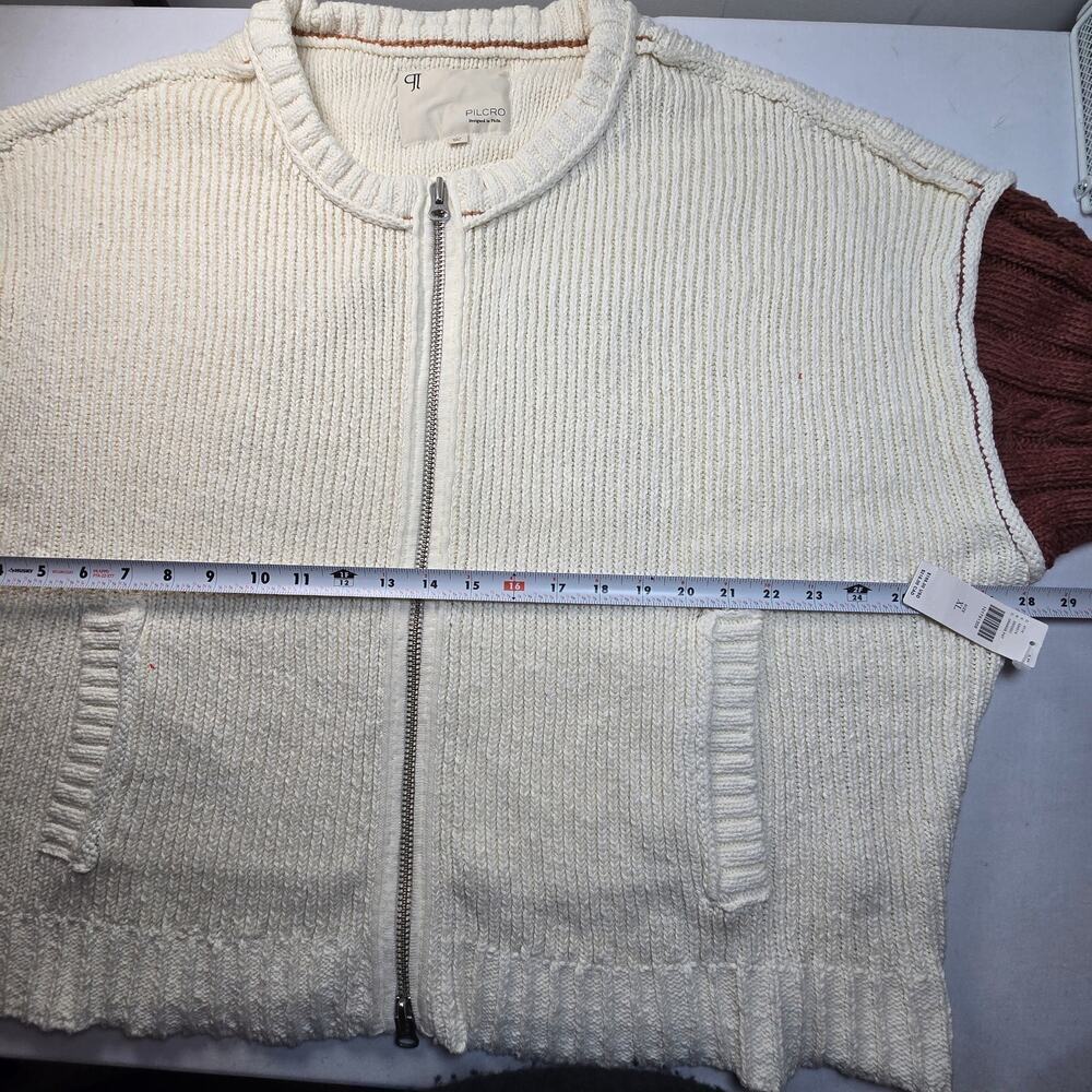 NWT New Anthropologie Pilcro Tiger Zip-Up Cardigan. Size XL. Retails $188 - Picture 5 of 10